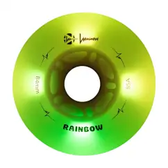 Колеса що світяться різними кольорами FRSkates Luminous Rainbow 90mm 6-pack