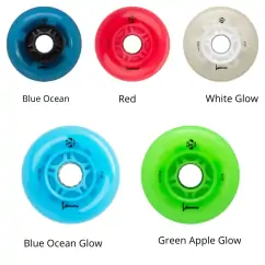 Светящиеся колеса для роликів FRSkates Luminous 84mm 85A (6шт)