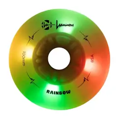 Колеса для роликів, що світяться FR Luminous Rainbow 100mm/85A 6-pack — <Фото №9>