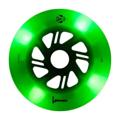Колеса, що світяться FR Skates Luminous 125mm/85A 6-pack Green — <Фото №3>