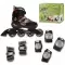 Дитячі роликові ковзани з захистом Fila J-One Black Red Combo 2 Set