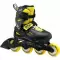 Детские ролики Rollerblade Fury Black Yellow