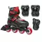 Rollerblade Fury Black Red Combo комплект детских роликов