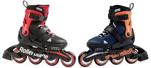 Rollerblade Microblade Black red / Midnight Blue
